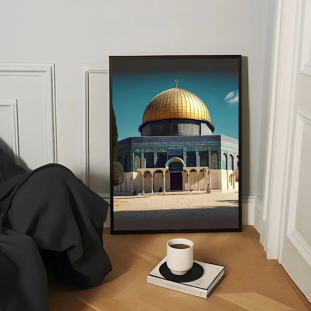 Al Aqsa Holy City Canvas Art