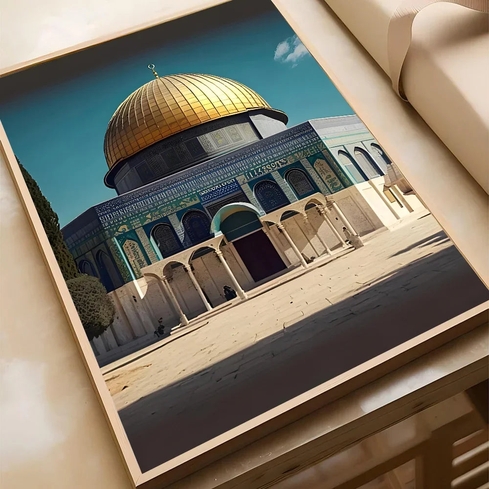Al Aqsa Holy City Canvas Art