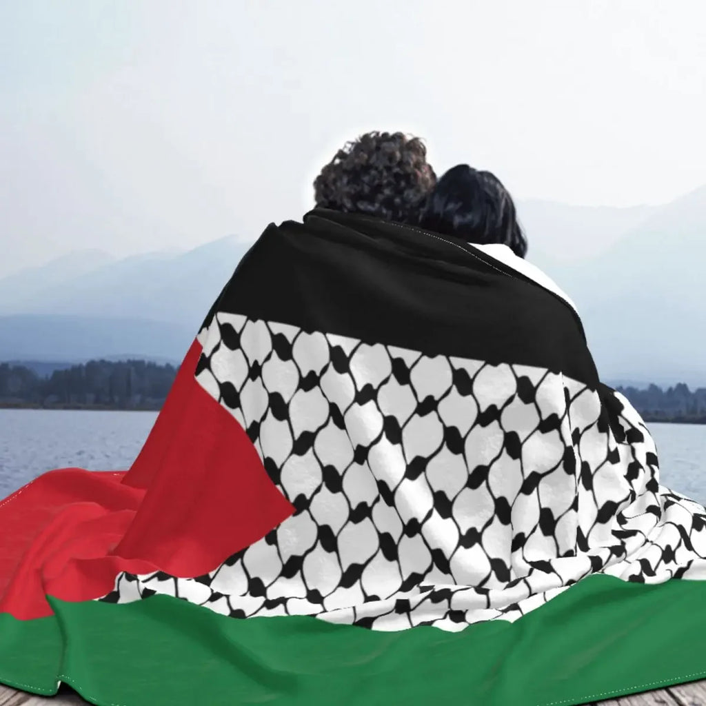 Palestine Keffiyeh Blanket