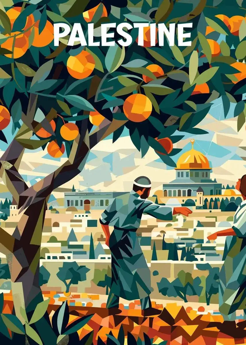 Jerusalem Sacred Skyline Canvas ✨