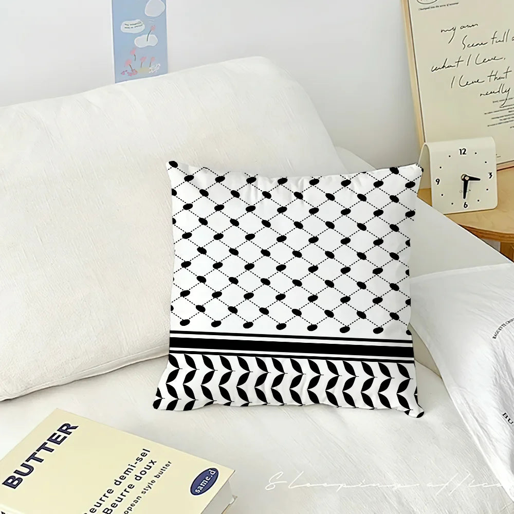 Palestinian Keffiyeh Cushion