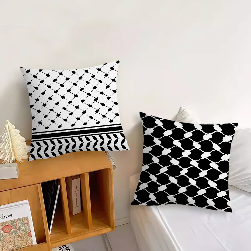 Palestinian Keffiyeh Cushion
