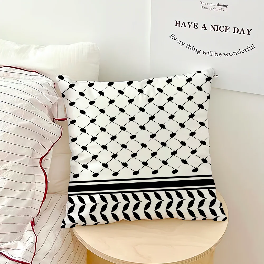 Palestinian Keffiyeh Cushion