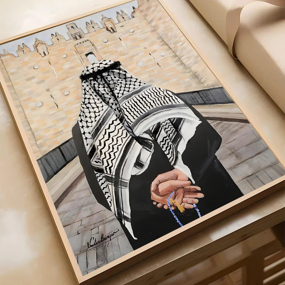 Al Aqsa Holy City Canvas Art