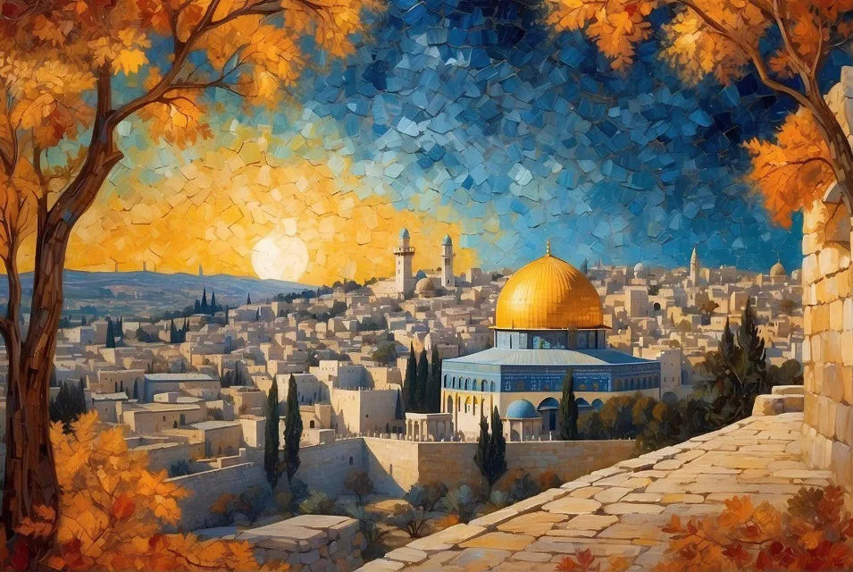 Jerusalem Al Aqsa Canvas Art