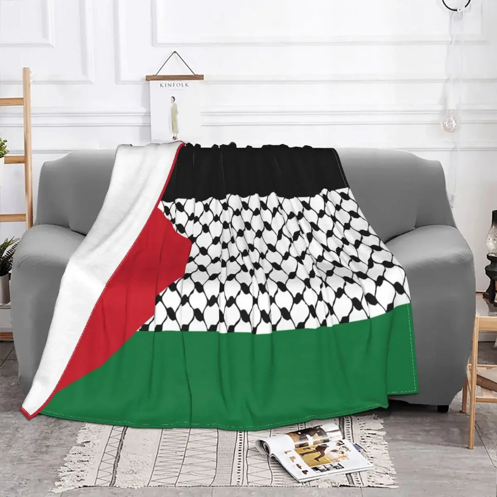 Palestine Keffiyeh Blanket
