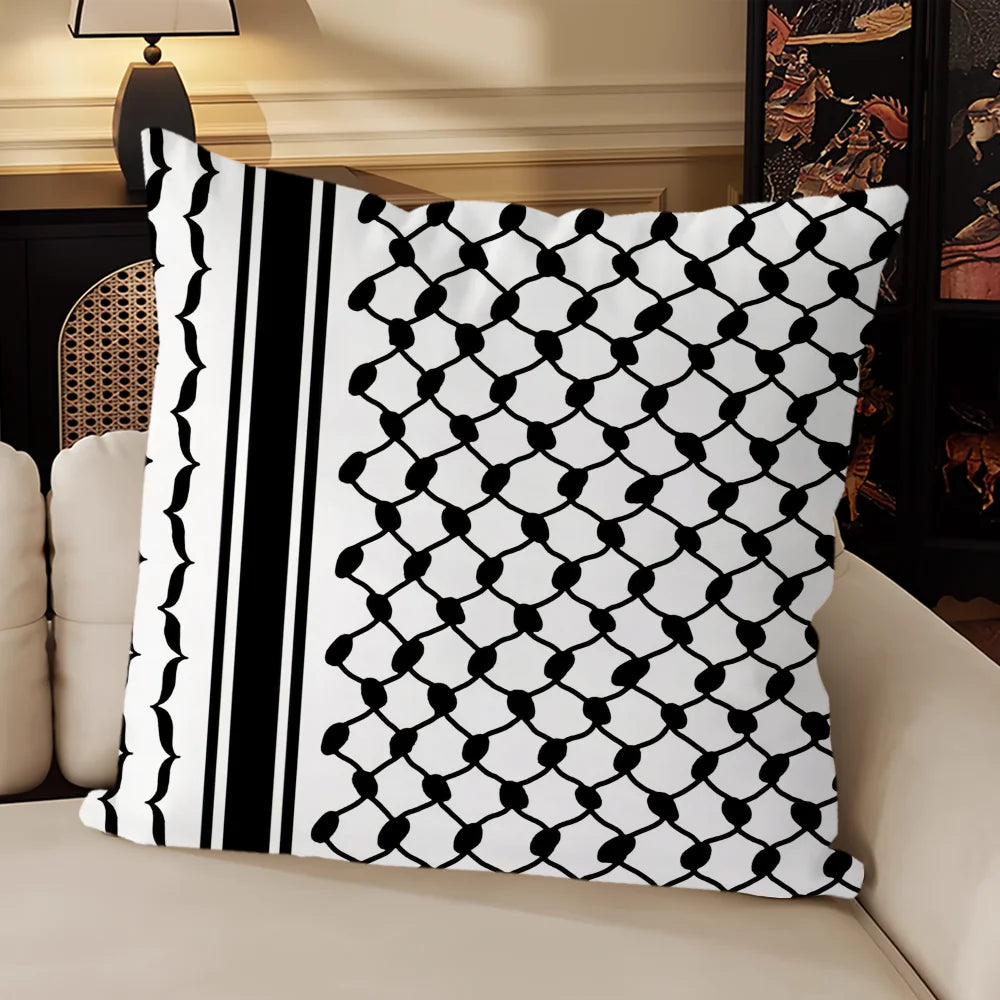 Palestinian Keffiyeh Cushion