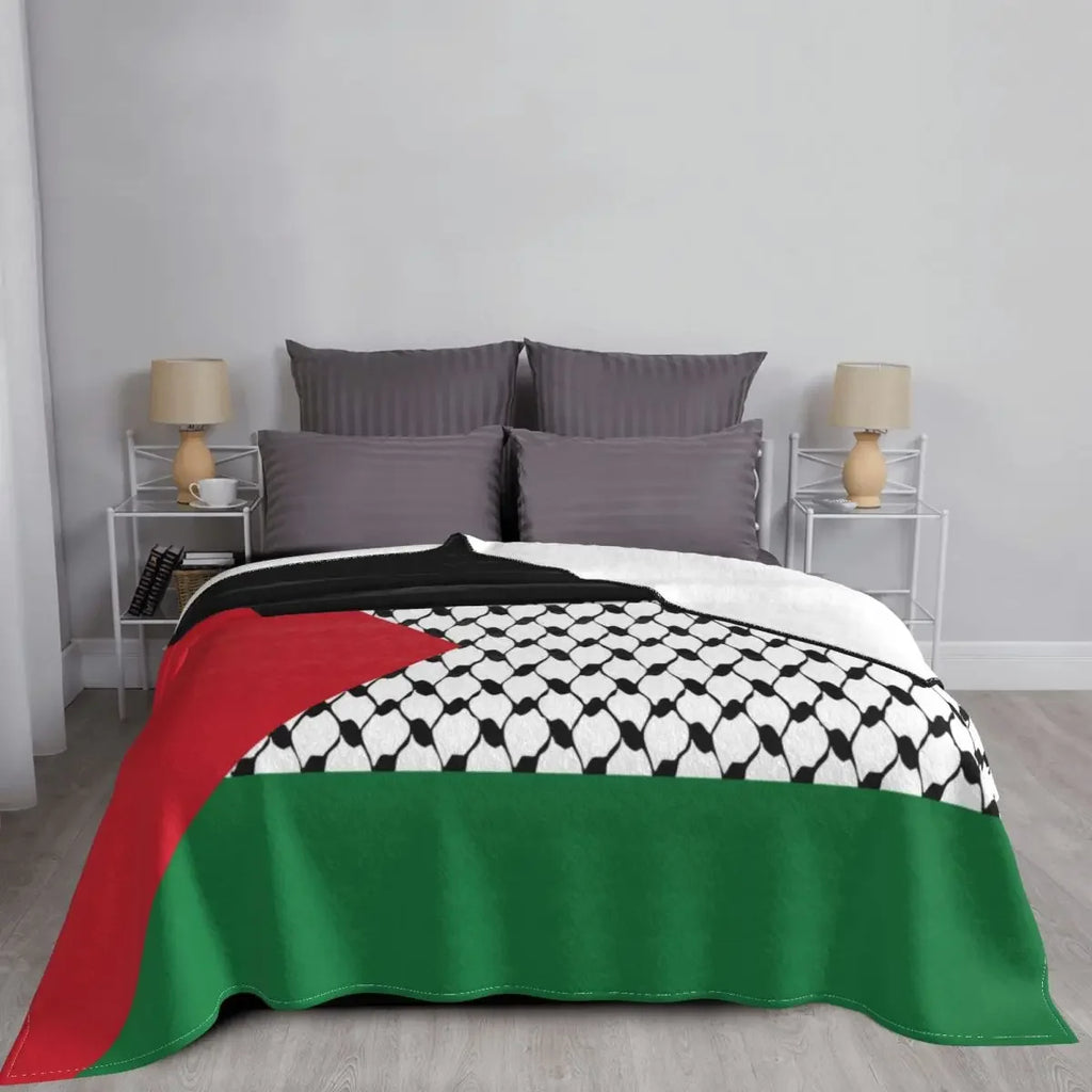 Palestine Keffiyeh Blanket