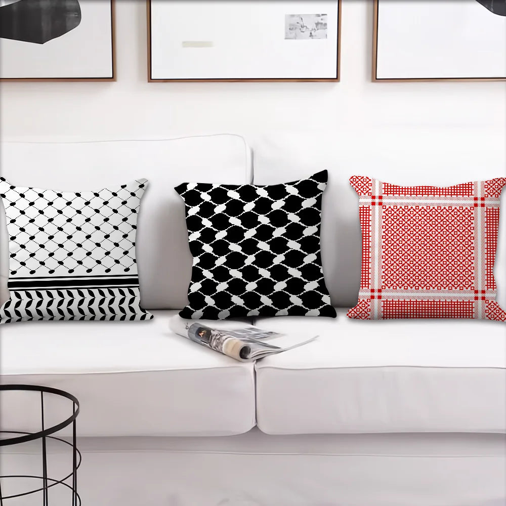 Palestinian Keffiyeh Cushion