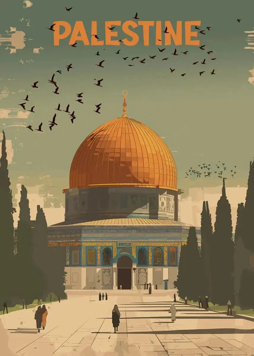 Jerusalem Sacred Skyline Canvas ✨