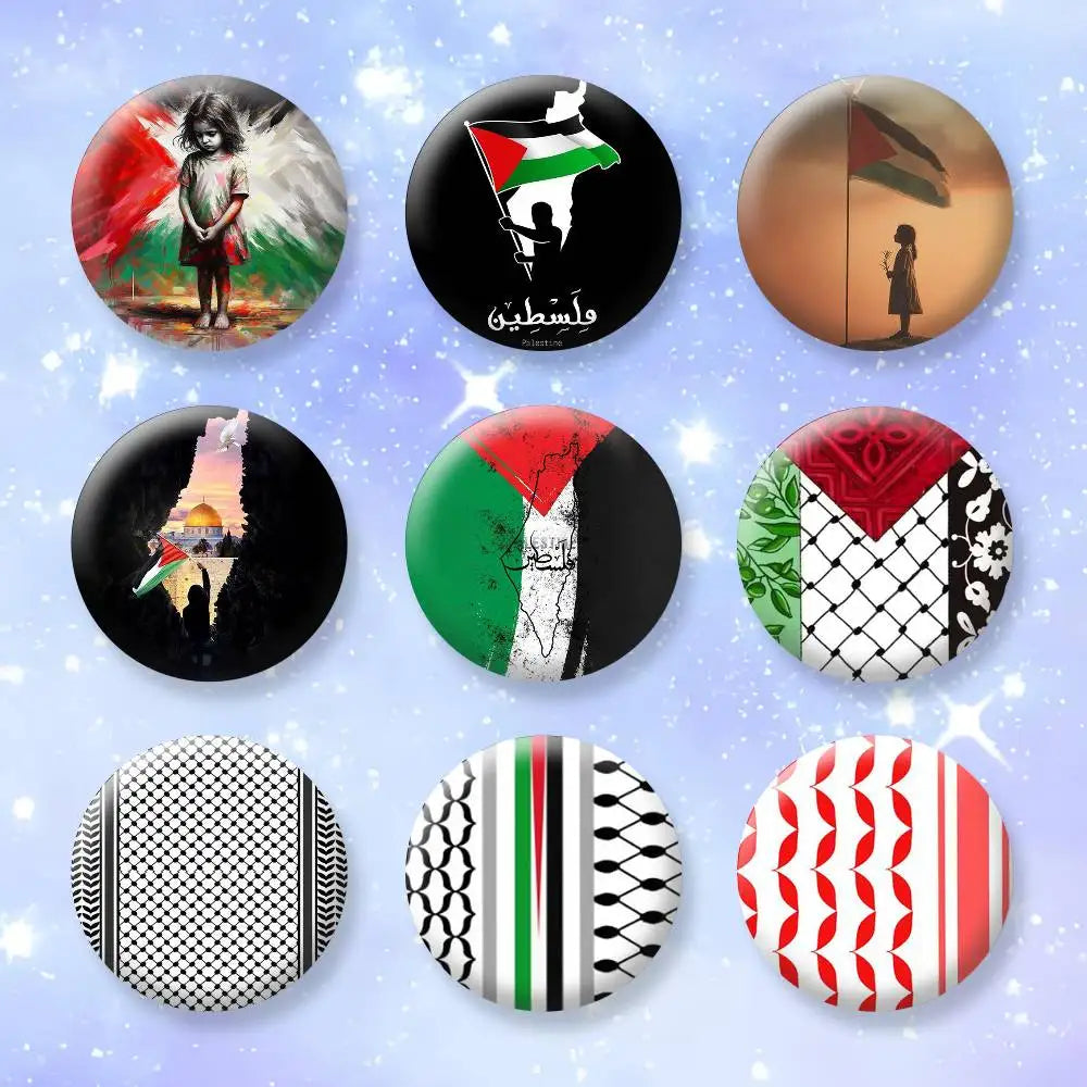 Palestine Keffiyeh Pins