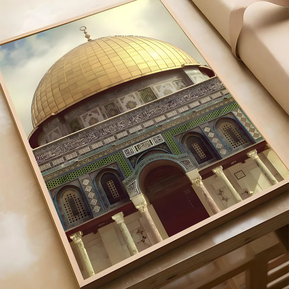 Al Aqsa Holy City Canvas Art