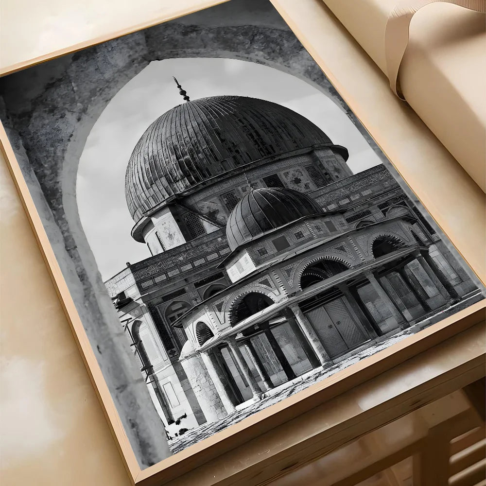 Al Aqsa Holy City Canvas Art