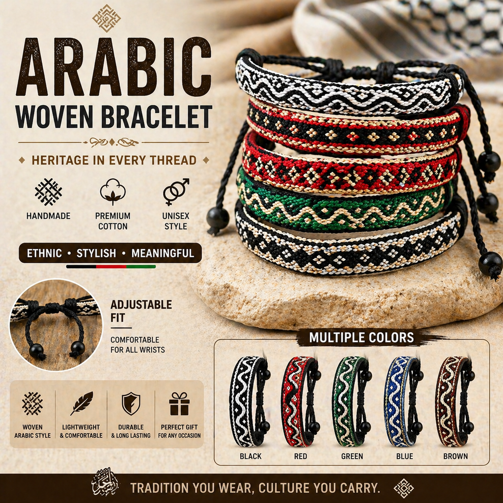 Keffiyeh Woven Bracelet